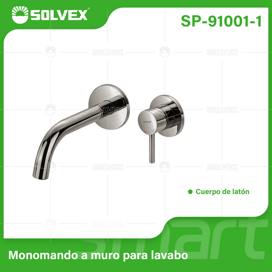 SP-91001-1 (Caja master 10)(MOQ 1 juego=1 caja) Monomando a muro para lavabo
