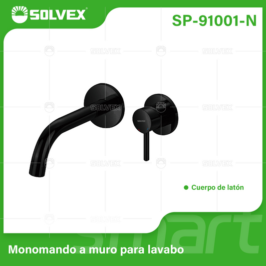 SP-91001-N (Caja master 10)(MOQ 1 juego=1 caja) Monomando a muro para lavabo