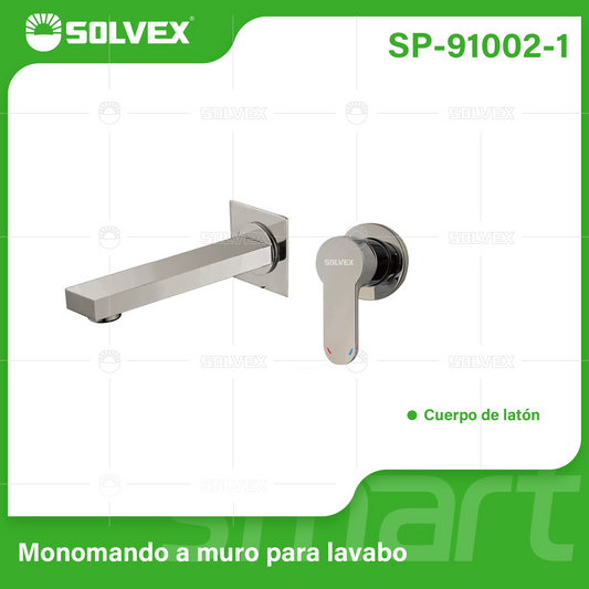 SP-91002-1 (Caja master 10)(MOQ 1 juego=1 caja) Monomando a muro para lavabo