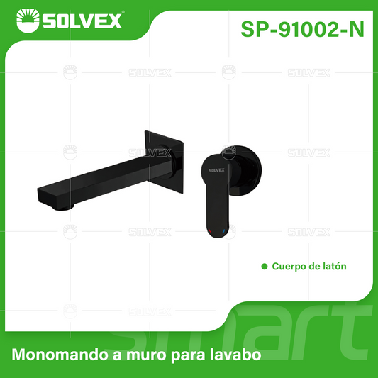SP-91002-N (Caja master 10)(MOQ 1 juego=1 caja) Monomando a muro para lavabo