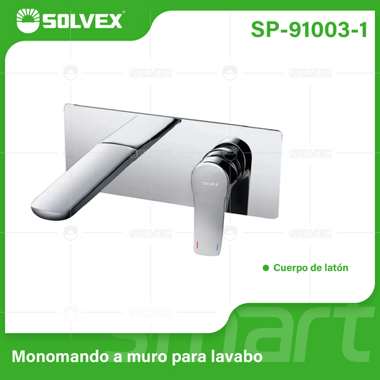 SP-91003-1 (Caja master 10)(MOQ 1 juego=1 caja) Monomando a muro para lavabo