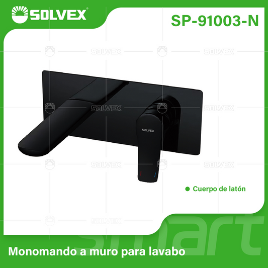 SP-91003-N (Caja master 10)(MOQ 1 juego=1 caja) Monomando a muro para lavabo