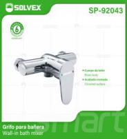 SP-92043 (Caja master 12)(MOQ 1 pz=1 caja) Grifo para banera Wall-in bath mixer