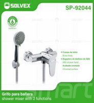 SP-92044 (Caja master 12)(MOQ 1 juego=1 caja) Grifo para banera shower mixer with 2 functions