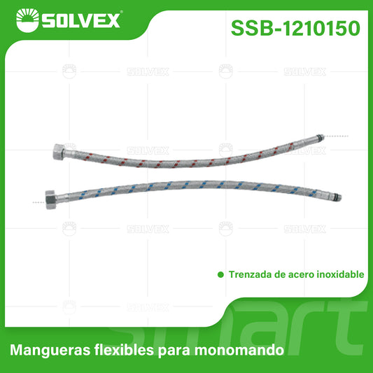 SSB-1210150-(Caja master 1 CTN=100 SKU)-(MOQ 1 SKU)-Mangueras flexibles para monomando
Trenzada de acero inoxidable