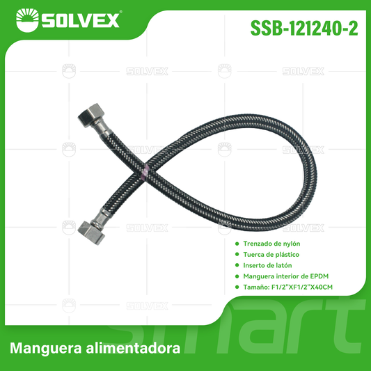 SSB-121240-2 (Caja master 150)(MOQ 10 pzs=1 bolsa) Manguera alimentadora