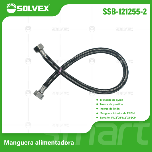 SSB-121255-2 (Caja master 150)(MOQ 10 pzs=1 bolsa) Manguera alimentadora