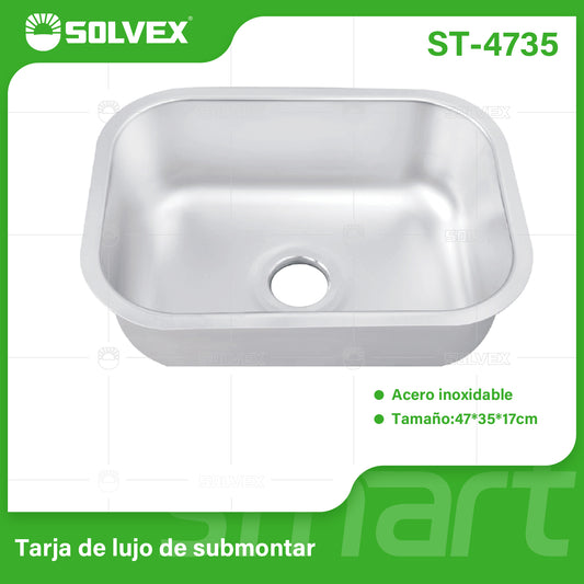 ST-4735 (Caja master 10)(MOQ 10 pzs=1 caja) Tarja de lujo de submontar
