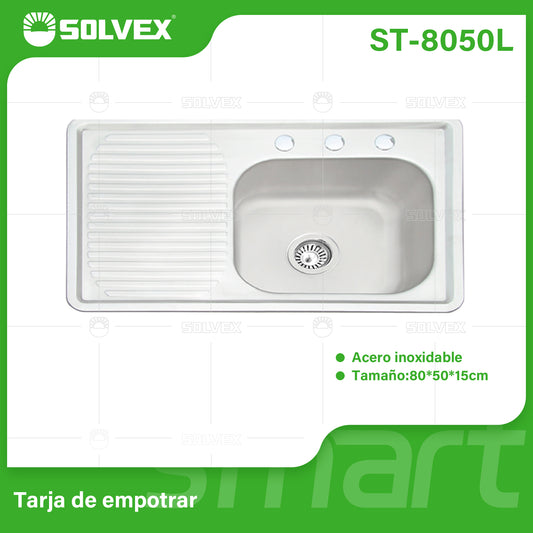 ST-8050L (Caja master 5)(MOQ 1 pz=1 caja) Tarja de empotrar