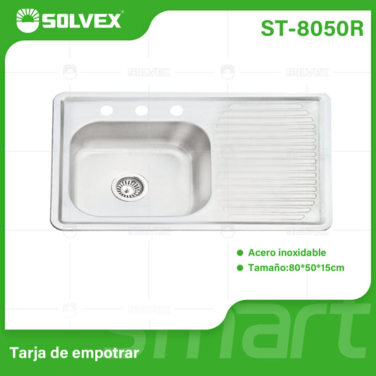 ST-8050R (Caja master 5)(MOQ 1 pz=1 caja) Tarja de empotrar
