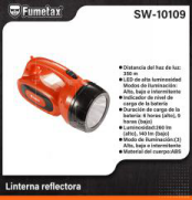 SW-10109 (Caja master 40)(MOQ  40 pzs=1 Caja) Linterna reflectora