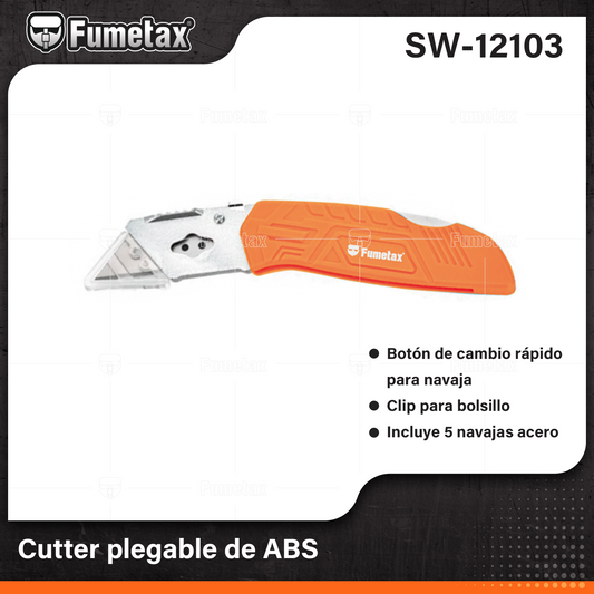 SW-12103-(Caja master 1 CTN=144 SKU)-(MOQ 12 SKU)-Navaja abatible
Mango de ABS