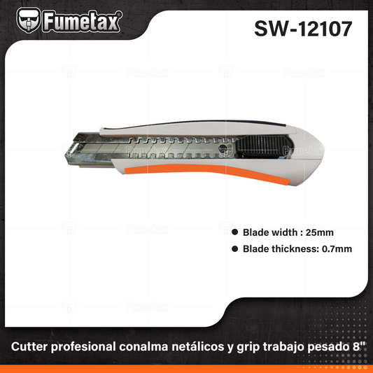 SW-12107-(Caja master 1 CTN=144 SKU)-(MOQ 12 SKU)-Cutter profesional
Largo cutter: 8"(180mm)