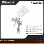 SW-19401 (Caja master 10) Pistola de gravedad