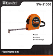 SW-21006 (Caja master 72)(MOQ 12 pzs=1 caja) Flexómetro 5m