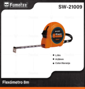 SW-21009 (Caja master 36)(MOQ 36 pzs=1 caja) Flexómetro 8m