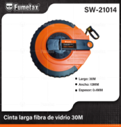 SW-21014 (Caja master 40)(MOQ 1 pz=1 caja) Cinta larga fibra de vidrio 30M