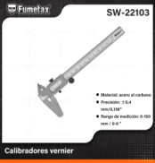 SW-22103 (Caja master 100)(MOQ 1 pz=1 blister) Calibradores vernier