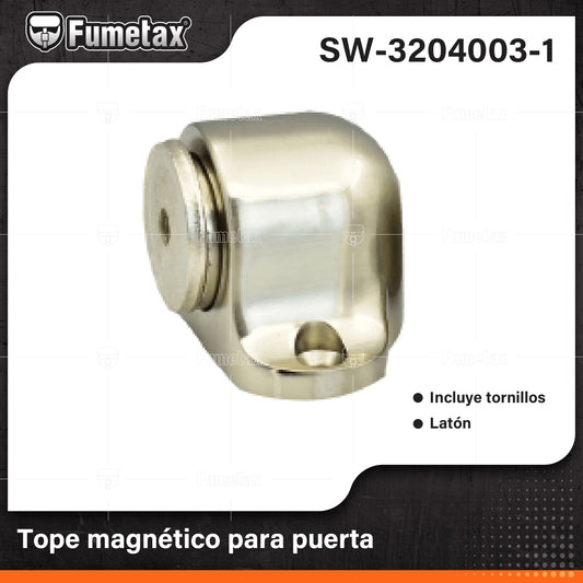 SW-3204003-1 (Caja master 200)(MOQ 1pz=1etiqueta) Tope magnético para puerta