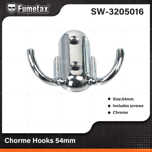 SW-3205016 (Caja master 1000)(MOQ 1pz=1etiqueta) Chorme Hooks 54mm