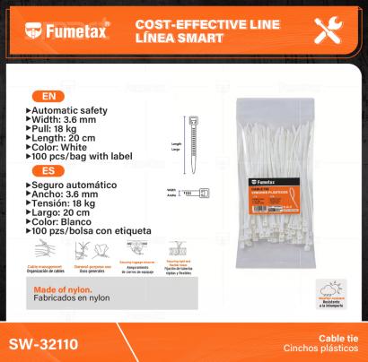 SW-32110-(Caja master 1 CTN=200 SKU)-(MOQ 1 SKU)-Fabricados en nylon
Seguro automático