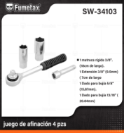SW-34103 (Caja master 24)(MOQ 1 pz=1 blister) juego de afinación 4 pzs