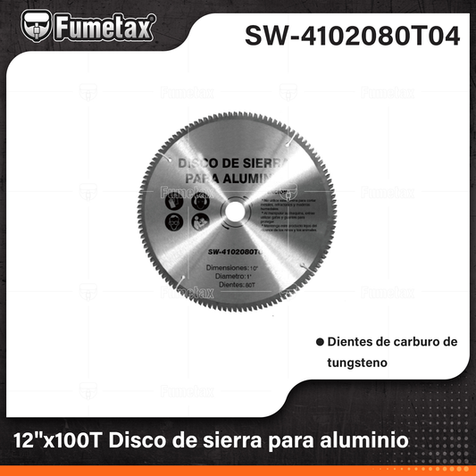 SW-4102100T04 (Caja master 20)(MOQ 1pz=1blsiter) "Disco de sierra para aluminio"