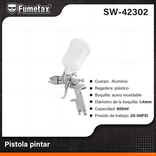 SW-42302 (Caja master 20)(MOQ 1pz=1caja) Pistola pintar