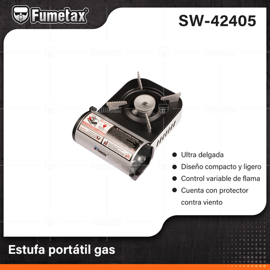 SW-42405 (Caja master 8)(MOQ 1pz=1coeton) Estufa portátil gas