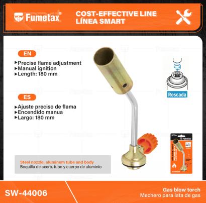 SW-44006-(Caja master 1 CTN=100 SKU)-(MOQ 10 SKU)-válvula roscada
Largo: 180 mm
