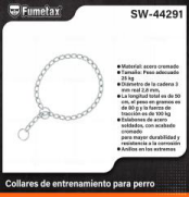 SW-44291 (Caja master 240)(MOQ  40 pzs=1 caja) Collares de entrenamiento para perro