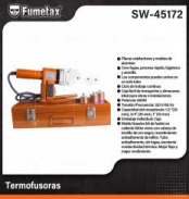SW-45172 (Caja master 10)(MOQ 1 pz=1 caja) Termofusoras