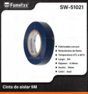 SW-51021 (Caja master 200)(MOQ 10 pzs=1 encohible) Cinta de aislar 9M