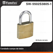 SW-5502S3805-1 (Caja master 120)(MOQ 12 pzs=1 caja) Candado cuerpo de latón