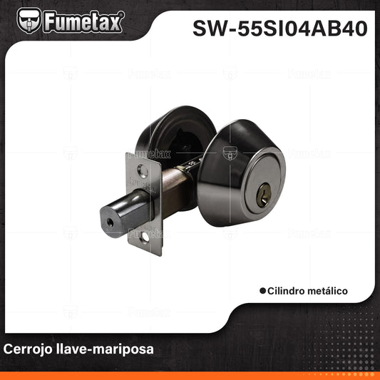 SW-55SI04AB40 (Caja master 24)(MOQ 1pz=1blister) Cerrojo llave-mariposa