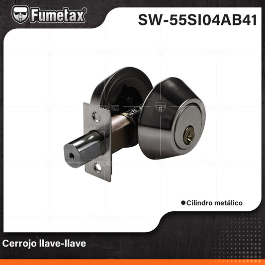 SW-55SI04AB41 (Caja master 24)(MOQ 1pz=1blister) Cerrojo llave-llave