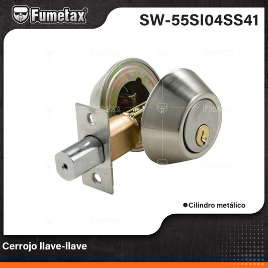 SW-55SI04SS41 (Caja master 24)(MOQ 1pz=1blister) Cerrojo llave-llave