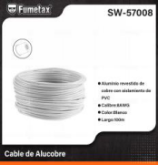 SW-57008 (Caja master 4)(MOQ 4 pzs=1 Caja) Cable de Alucobre