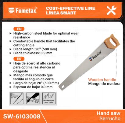 SW-6103008-(Caja master 1 CTN=36 SKU)-(MOQ 1 SKU)-Hoja de acero al alto carbono para óptima resistencia al desgaste
Mango más cómodo que facilita el ángulo de corte