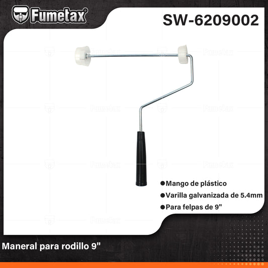 SW-6209002 (Caja master 50)(MOQ 1pz=1etiqueta) Maneral para rodillo 9