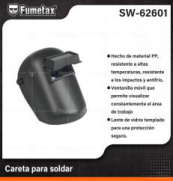 SW-62601 (Caja master 30)(MOQ 30 pzs=1 Caja) Careta para soldar