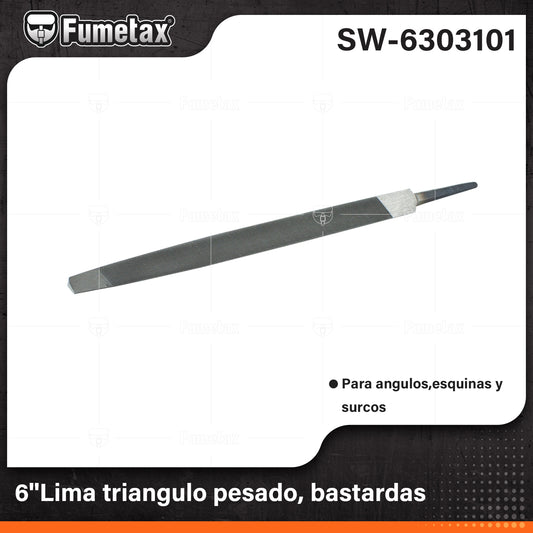 SW-6303101 (Caja master 200)(MOQ 10pzs=1bolsa) 6 Lima triangulo pesado, bastardas
