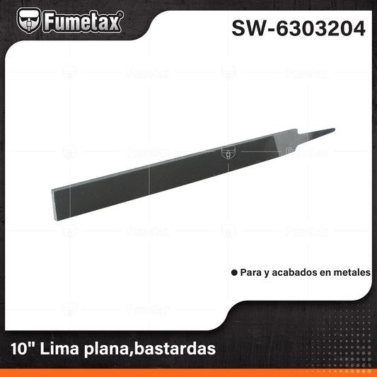SW-6303204 (Caja master 100)(MOQ 10pzs=1bolsa) 10 Lima plana bastardas