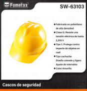 SW-63103 (Caja master 30)(MOQ 30 pzs=1 Caja) Cascos de seguridad