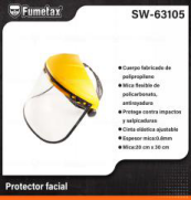 SW-63105 (Caja master 30)(MOQ 30 pzs=1 Caja) Protector facial