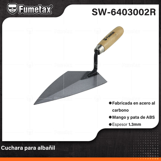SW-6403002R (Caja master 60)(MOQ 1pz=1etiqueta) Cuchara para albañil
