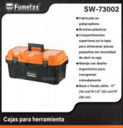 SW-73002 (Caja master 9)(MOQ 9 pzs=1 Caja) Cajas para herramienta