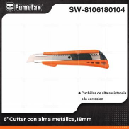 SW-8106180104 (Caja master 144) 6"Cutter con alma metálica,18mm