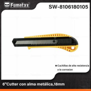 SW-8106180105 (Caja master 144) 6"'Cutter con alma metálica,18mm