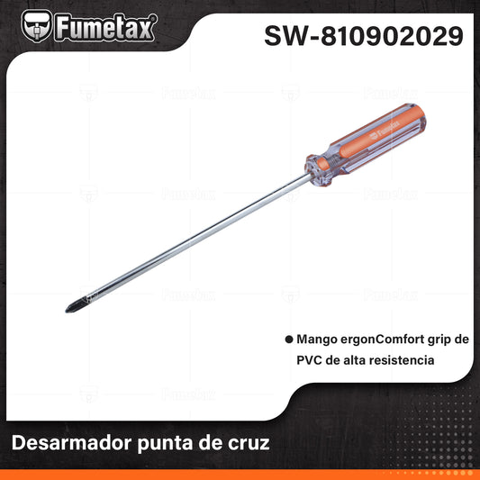 SW-810902029 (Caja master 120)(MOQ 1pz=1gancho) Desarmador punta de cruz